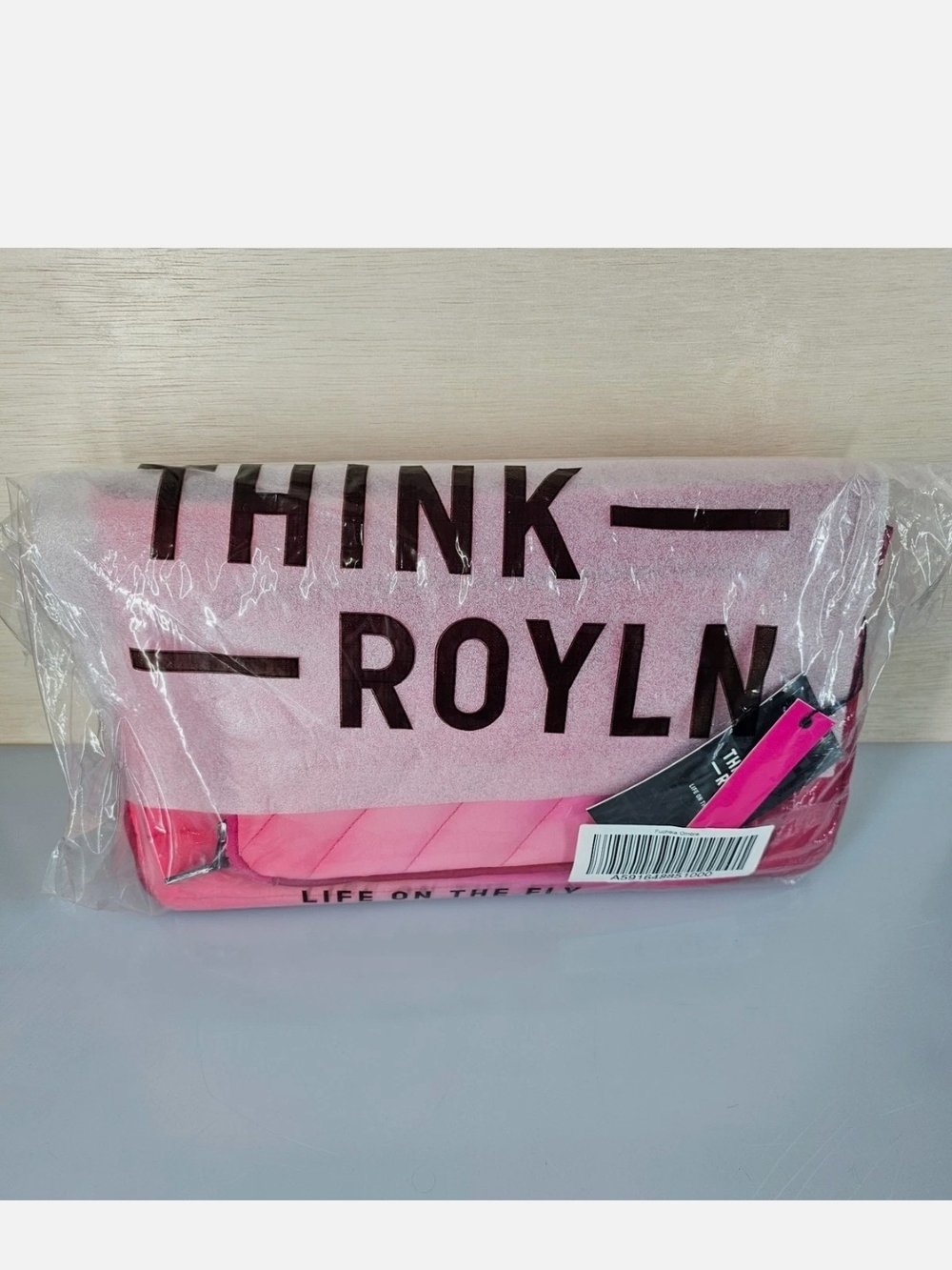 New Think Royln Bank Street XL TrPink Quilted Crossbody Bag with Removable Pouch - Picture 10 of 10